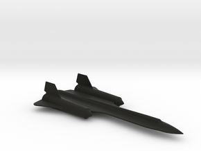 USAF SR-71 Blackbird 1:161 - 10mm in Black Natural Versatile Plastic