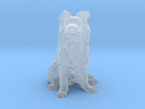 O Scale Border  Collie in Smooth Fine Detail Plastic