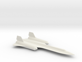 USAF SR-71 Blackbird 1:285 in White Natural Versatile Plastic