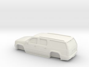 1/64 2012 GMC Yukon Shell in White Natural Versatile Plastic