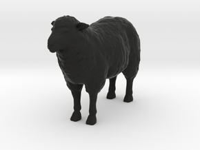 S Scale Sheep in Black Premium Versatile Plastic