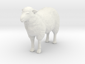 O Scale Sheep in White Premium Versatile Plastic