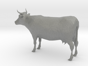 S Scale Cow in Gray PA12