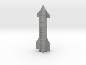 SpaceX Starship SN8 in Gray PA12: 6mm