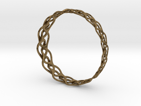 Bracelet I large in Natural Bronze