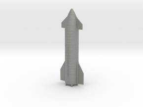 SpaceX Starship SN8 in Gray PA12: 1:700