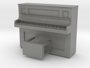 O Scale Piano in Gray PA12