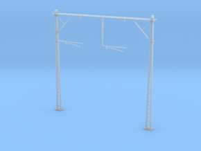 VR Double Stanchion 76mm (Standard) 1:87 Scale in Smoothest Fine Detail Plastic