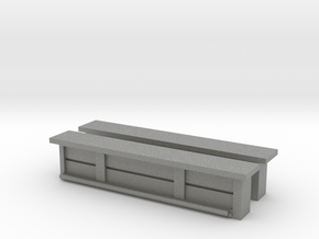 Bar Counter (straight) (x2) 1/120 in Gray PA12
