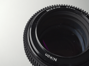 Focus Gear for Nikkor 85mm f/1.8 - PART A in Black PA12