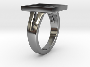 Manager's ring | Square | Squid game in Antique Silver: 5 / 49
