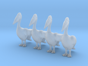 HO Scale Pelicans in Smooth Fine Detail Plastic