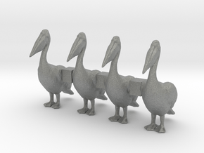HO Scale Pelicans in Gray PA12
