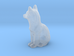 HO Scale fox in Smooth Fine Detail Plastic