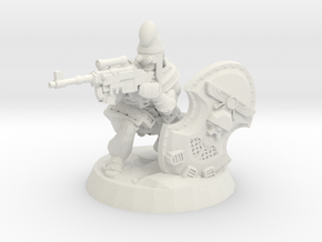 Space Persian Rifleman in White Natural Versatile Plastic