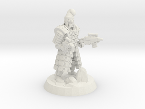 Space Persian Gunslinger in White Natural Versatile Plastic