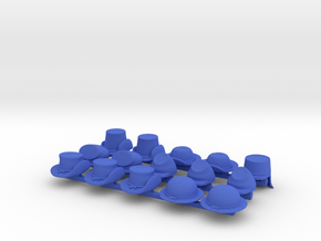15 x American Civil War in Blue Processed Versatile Plastic: d4