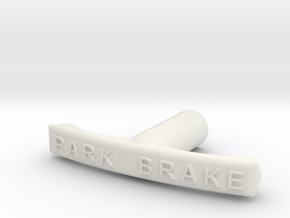 P-51 Handle - Parking Brake (97-33439) in White Natural Versatile Plastic