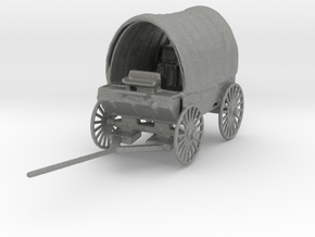 HO Scale Covered Wagon in Gray PA12