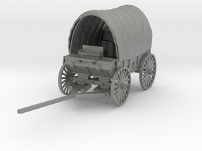 S Scale Covered Wagon in Gray PA12