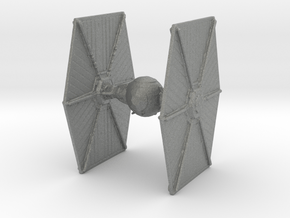 SW TIE Fighter in Gray PA12: 6mm