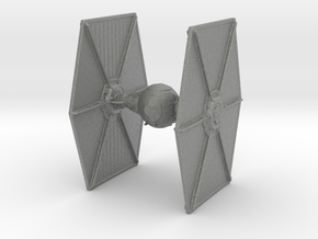 SW TIE Fighter in Gray PA12: 1:200