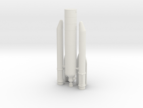 Ariane 5 in White Natural Versatile Plastic: 1:160 - N