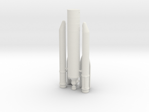 Ariane 5 in White Natural Versatile Plastic: 1:600
