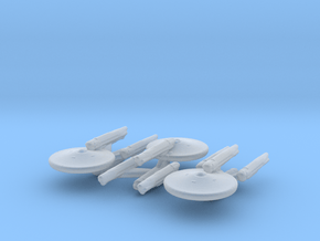 Federation Class Refit 1/15000 x3 in Smooth Fine Detail Plastic