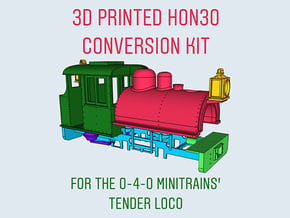 Saddle Tank Conversion Kit for Minitrains 0-4-0 in Tan Fine Detail Plastic