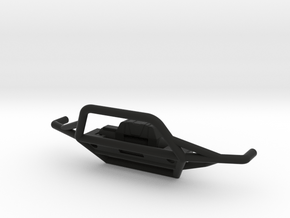 SCX24 Bumper for Toyota 4x4 w winch in Black Natural Versatile Plastic
