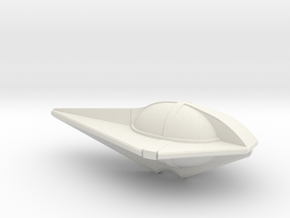 Smallville - Spaceship - Hollow in White Natural Versatile Plastic