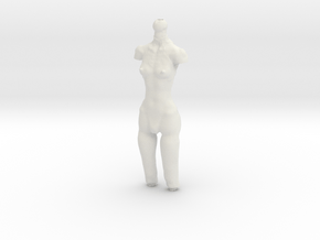 1ST GEN ONLY girl-manikin-1st gen torso in White Natural Versatile Plastic