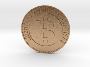 Bitcoin in Natural Bronze
