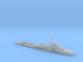 1/1200th scale HMS Mackay destroyer in Smoothest Fine Detail Plastic