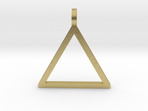 Triangle in Natural Brass