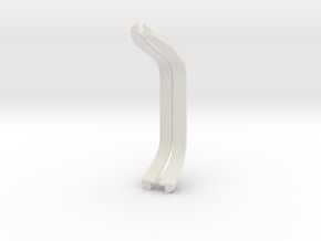 JEEP XJ fender front V2 1/10 in White Natural Versatile Plastic