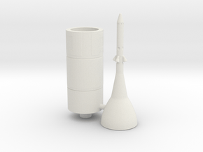 Orion Launch Abort 2 in White Natural Versatile Plastic: 1:600