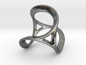 INFINITRIADE in Polished Silver