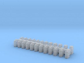 Jerrycans 1/64 scale in Smooth Fine Detail Plastic