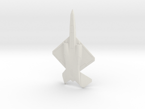 Northrop F-23A Production Model in White Natural Versatile Plastic: 6mm