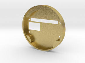Protector (M3) for pimoroni HyperPixel 2.1 round in Natural Brass
