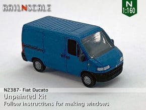 Fiat Ducato (N 1:160) in Smooth Fine Detail Plastic