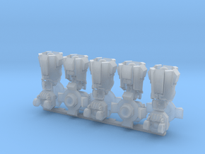 5 Hel Squad 4 armored legs in Tan Fine Detail Plastic