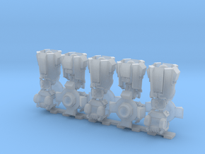 5 inter Squad3 Armored legs in Tan Fine Detail Plastic