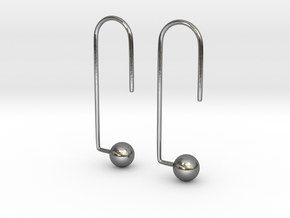Sphere Hook in Polished Silver