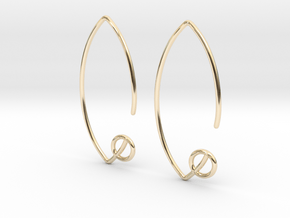 Circle Leafy in 14K Yellow Gold