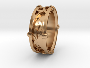 Filigree Ring in Polished Bronze: 11.5 / 65.25