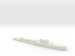 Italian Ciclone torpedo boat 1:1400 WW2 in White Natural Versatile Plastic