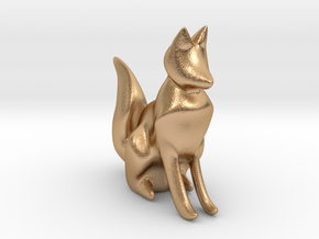 Kitsune in Natural Bronze